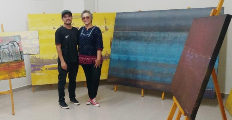 Galeria Municipal de Arte de Içara recebe telas e cartazes em exposições